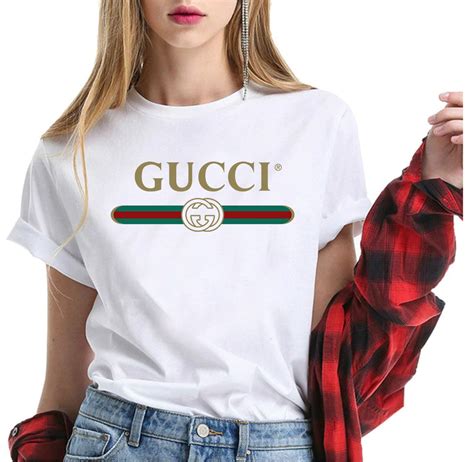 gucci logo t shirt online|gucci logo t shirt women's.